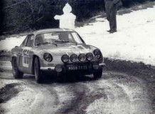 Affiche du rallye de Charbonnières de l'année 1961