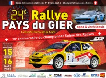 Affiche Rallye du Gier 2013 