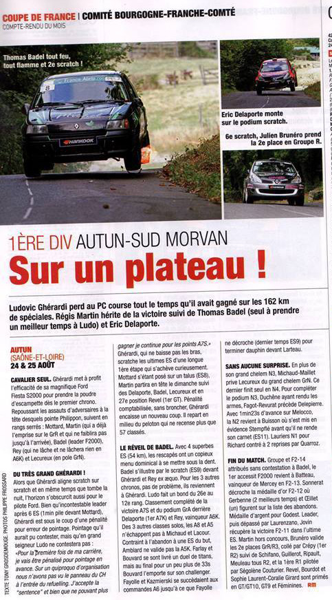 Article Thomas Badel RallyeMag