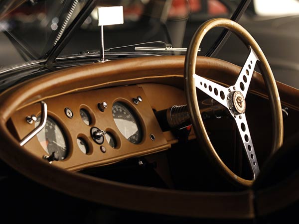 Intérieur d'une voiture de luxe 