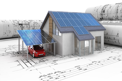 Des panneaux photovoltaïques pour un abri voiture écolo 