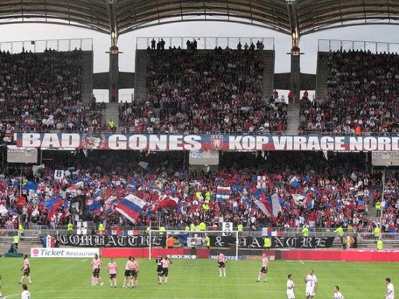 Bad Gones dans le virage nord