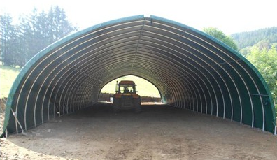 Hangar agricole tunnel de stockage