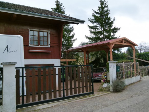 abri en bois Douglas chalet camping-car caravane