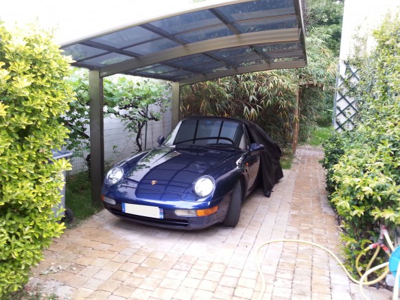 Carport voiture collection métal abri