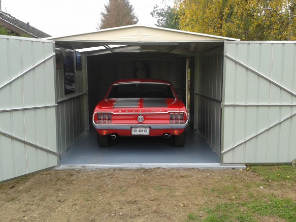intérieur garage en métal voiture collection sport Mustang