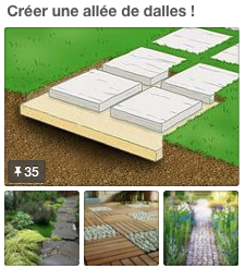 comment créer une allée en dalles dans le jardin