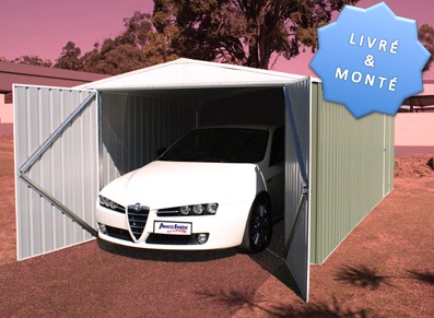 Un abri voiture métal livré et monté chez vous : optez pour le carport ABSCO !