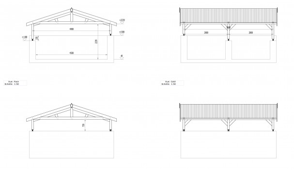 Schéma du carport 