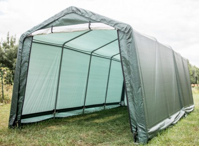 Tente de stockage pour servir de carport voiture 