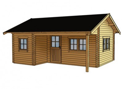 Cabanon garage en bois, avec permis de construire