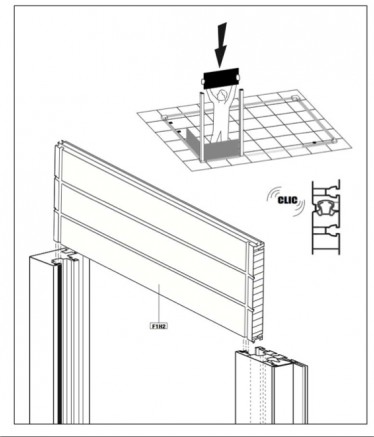 Fixation des parois d'un abri de jardin pvc