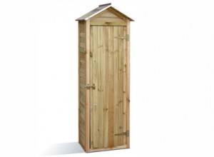 ARMOIRE JARDIN PANNEAU BOIS           0.63 x 0.43 M