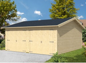 GARAGE BOIS 45 m/m AVEC ATELIER  5.80 X 6.00 M  