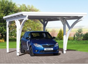 CARPORT SIMPLE TOIT PLAT  :::::::  5.00 X 3.04M