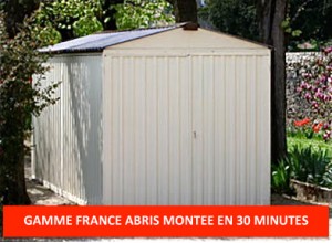 Garage metal france abris peint 2,54 x 5,14 m