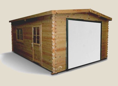 Garage bois 34 M/M porte basculante  3,3 x 5,1 M