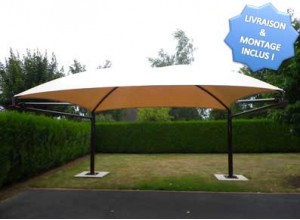 ABRI VOITURE METAL 2P "Sj" ::::::  5,63 x 5 M
