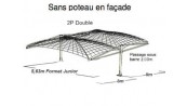ABRI CAMPING CAR 2P "DOUBLE" :::  11,26 x 10 M