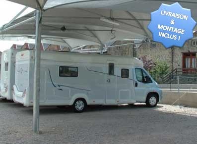 ABRI CAMPING CAR 2 PIEDS ::::::::  7,95 x 10 M