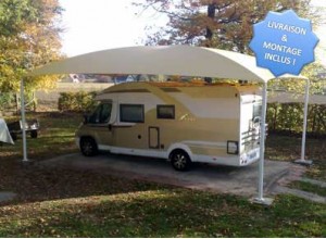 ABRI CAMPING CAR 4P "C4" ::::::  10 x 5,5 M