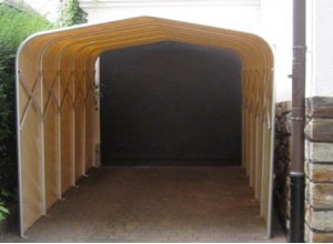comment monter garage de toile