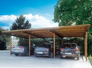 CARPORT INDIVIDUEL TRIPLE ::::::::: 8.57 x 4.80 M