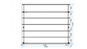ABRI VOITURE 2 PLACES ::::::::::::::::: 6 M X 5 M