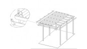 ABRI VOITURE 2 PLACES ::::::::::::::::: 6 M X 5 M