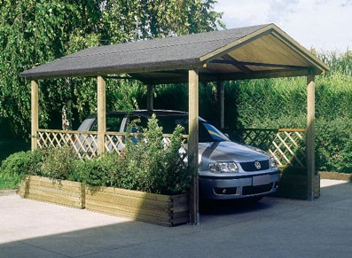 ABRI VOITURE SIMPLE ::::::::::::::: 2.89 x 4.25 M