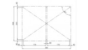ABRI VOITURE SIMPLE ::::::::::::::: 2.89 x 4.25 M