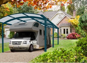 ABRI CAMPING CAR EN ALUMINIUM  7.05 X 3 M