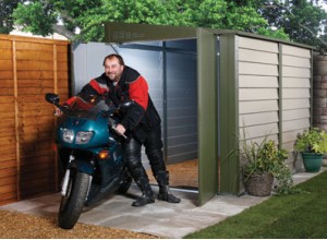 ABRI JARDIN METAL MOTO ::: 2.65 X 1.60 M