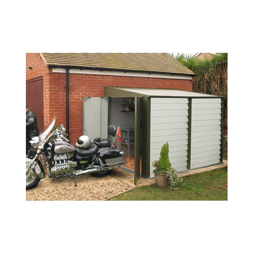 GARAGE DOUBLE POUR MOTO un abri 2 roues, en métal ANTI VOL
