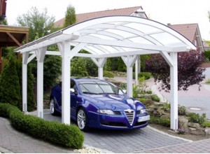 CARPORT TOIT ARC INDIVIDUEL :::: 3.76 X 5.41 M