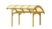 CARPORT ARC 1 PLACE :::::::::::::: 4.34 X 6.3M