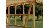 CARPORT COLOMBAGES SIMPLE   4.24 X 6.00 M