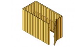 CARPORT DOUBLE AVEC ATELIER    6.20 x 9.00 m