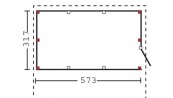CARPORT DOUBLE AVEC ATELIER    6.20 x 9.00 m