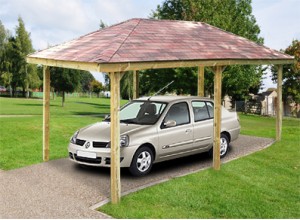 ABRI VOITURE 1 PLACE  :::::::::::::: 3.52 X 5.62 M