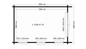 GARAGE BOIS 44 m/m ::::::::::::::::: 3.85 x 5,65 m
