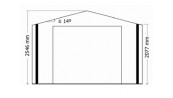 GARAGE BOIS 44 m/m ::::::::::::::::: 3.85 x 5,65 m