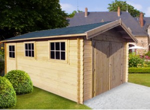 GARAGE BOIS 44 m/m ::::::::::::::::: 3.85 x 5,65 m