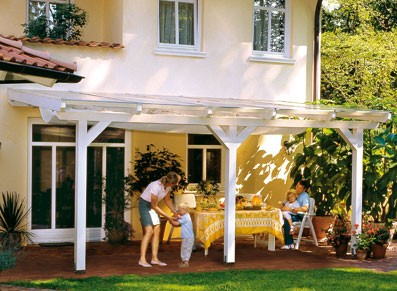ABRI TERRASSE ADOSSE ::::::::::: 5.41 X 3.00 M