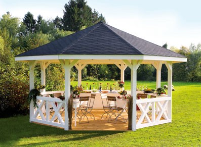 PAVILLON OCTOGONALE :::::::::: DIAMETRE 4.08 M