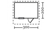 ABRI JARDIN BOIS 28M/M ::::::::: 3.0 2.0 M