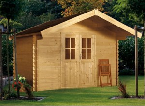 ABRI JARDIN BOIS 28M/M :::::::::::::: 3.0 X 2.0 M