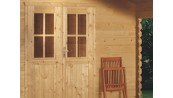 ABRI JARDIN BOIS 28M/M :::::::::::::: 3.0 X 2.0 M