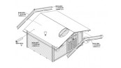 ABRI JARDIN BOIS 28 M/M :::::::::::::: 3.4 X 3.0 M