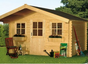 ABRI JARDIN BOIS 28 M/M :::::::::::::: 3.4 X 3.0 M